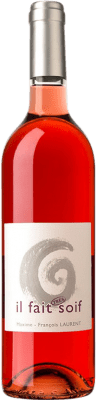 11,95 € Kostenloser Versand | Roséwein Domaine Gramenon Maxime-François Laurent Il Fait Très Soif A.O.C. Côtes du Rhône Frankreich Syrah, Garnacha — Grenache, Cinsault Eco — Biologisch 75 cl