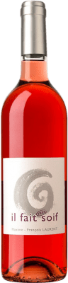 11,95 € Envio grátis | Vinho rosé Domaine Gramenon Maxime-François Laurent Il Fait Très Soif A.O.C. Côtes du Rhône França Syrah, Grenache, Cinsault Garrafa 75 cl