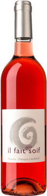 10,95 € Spedizione Gratuita | Vino rosato Gramenon Maxime-François Laurent Il Fait Très Soif A.O.C. Côtes du Rhône Francia Syrah, Grenache, Cinsault Bottiglia 75 cl