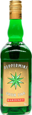 13,95 € Free Shipping | Herbal Liqueur Bardinet Green Star Spain 70 cl Peppermint