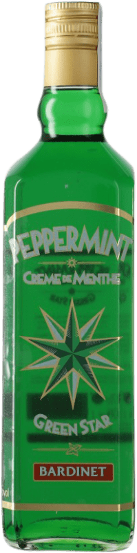 13,95 € Spedizione Gratuita | Crema di Liquore Bardinet Green Star Peppermint Creme de Menthe Menta Spagna Bottiglia 70 cl