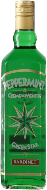 9,95 € Spedizione Gratuita | Liquori Bardinet Green Star Peppermint Creme de Menthe Menta Spagna Bottiglia 70 cl