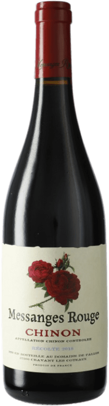 11,95 € Бесплатная доставка | Красное вино Pallus Messanges Rouge A.O.C. Chinon Луара Франция Cabernet Franc бутылка 75 cl
