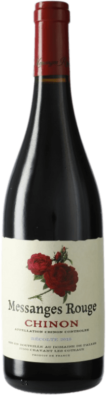11,95 € Spedizione Gratuita | Vino rosso Domaine de Pallus Messanges Rouge A.O.C. Chinon Loire Francia Cabernet Franc Bottiglia 75 cl