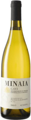 45,95 € Envío gratis | Vino blanco Franco M. Martinetti Minaia Gavi D.O.C. Piedmont Piemonte Italia Cortese Botella 75 cl