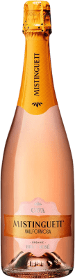 12,95 € Бесплатная доставка | Розовое игристое вино Vallformosa Mistinguett Brut — брют Rosé — Розе D.O. Cava Испания Garnacha — Гренаш, Trepat — Трепат 75 cl