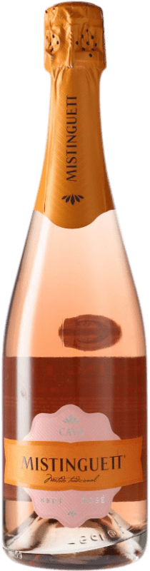 13,95 € Envio grátis | Espumante rosé Vallformosa Mistinguett Rosé Brut D.O. Cava Espanha Grenache, Trepat Garrafa 75 cl