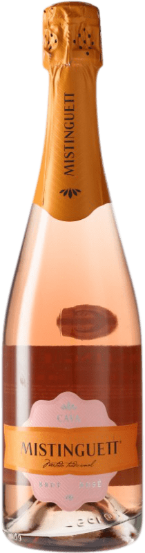 12,95 € Envío gratis | Espumoso rosado Vallformosa Mistinguett Rosé Brut D.O. Cava España Garnacha, Trepat Botella 75 cl