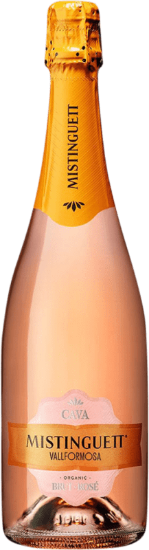12,95 € Kostenloser Versand | Rosé Sekt Vallformosa Mistinguett Brut — Herb Rosé D.O. Cava Spanien Garnacha — Grenache, Trepat 75 cl