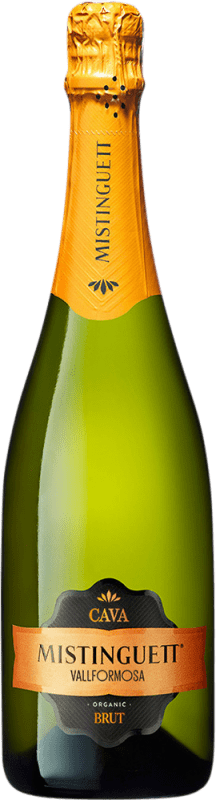 15,95 € Kostenloser Versand | Weißer Sekt Vallformosa Mistinguett Brut — Herb D.O. Cava Spanien Macabeo, Xarel·lo, Parellada 75 cl