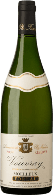 124,95 € Envío gratis | Vino blanco Clos Naudin Moelleux Réserve Reserva A.O.C. Vouvray Loire Francia Chenin Blanco Botella 75 cl