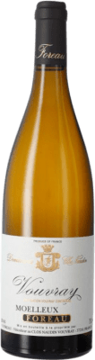 58,95 € 免费送货 | 白酒 Clos Naudin Moelleux A.O.C. Vouvray 卢瓦尔河 法国 Chenin White 瓶子 75 cl