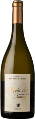 22,95 € Envio grátis | Vinho branco Château Tour des Gendres Moulin des Dames Blanc A.O.C. Bergerac França Sauvignon Branca Garrafa 75 cl