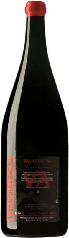 259,95 € Envio grátis | Vinho tinto Frank Cornelissen Munjebel 9VA I.G.T. Terre Siciliane Sicília Itália Nerello Mascalese Garrafa Magnum 1,5 L
