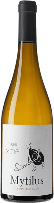 18,95 € Free Shipping | White wine Pombal Mytilus D.O. Rías Baixas Galicia Spain Albariño Bottle 75 cl
