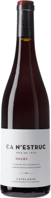 4,95 € Free Shipping | Red wine Ca N'Estruc Negre D.O. Catalunya Catalonia Spain Tempranillo, Syrah, Grenache Bottle 75 cl