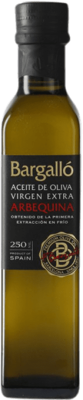 7,95 € Envio grátis | Azeite de Oliva Bargalló AOVE Virgem Extra Espanha Arbequina Garrafinha 25 cl