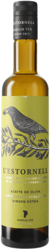 16,95 € Envio grátis | Azeite de Oliva L'Estornell AOVE Virgem Extra Espanha Eco — Biológico Garrafa Medium 50 cl