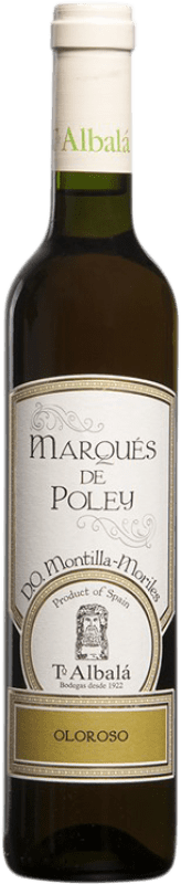 23,95 € 免费送货 | 强化酒 Toro Albalá Oloroso Marqués de Poley D.O. Montilla-Moriles 西班牙 Pedro Ximénez 瓶子 Medium 50 cl