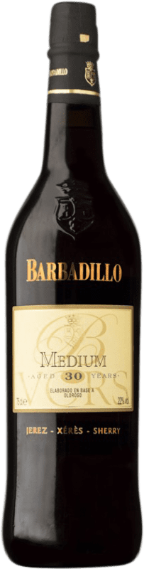 105,95 € Free Shipping | Fortified wine Barbadillo Oloroso Medium V.O.R.S. Very Old Rare Sherry D.O. Jerez-Xérès-Sherry Andalusia Spain Palomino Fino, Pedro Ximénez Bottle 75 cl