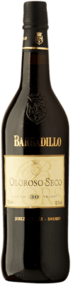 122,95 € Free Shipping | Fortified wine Barbadillo Oloroso V.O.R.S. Very Old Rare Sherry Dry D.O. Jerez-Xérès-Sherry Andalusia Spain Palomino Fino Bottle 75 cl