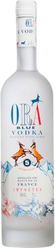 26,95 € Spedizione Gratuita | Vodka A.E. DOR Ora Blue Francia Bottiglia 70 cl