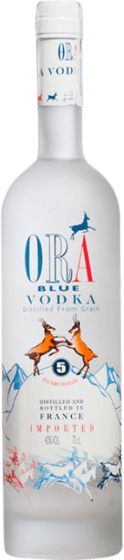 32,95 € Free Shipping | Vodka A.E. DOR Ora Blue Edition France 70 cl