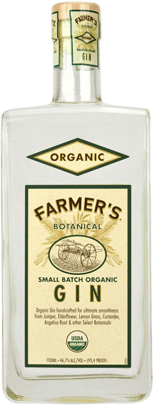 39,95 € 送料無料 | ジン Farmer's Reserve Organic Gin アメリカ ボトル 70 cl