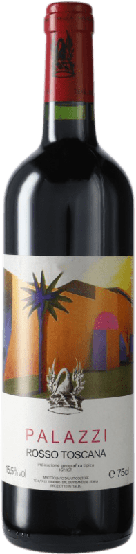 254,95 € Envio grátis | Vinho tinto Tenuta di Trinoro Palazzi I.G.T. Toscana Itália Merlot Garrafa 75 cl