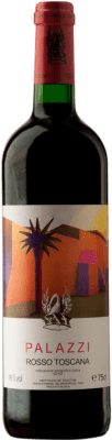 254,95 € Envío gratis | Vino tinto Tenuta di Trinoro Palazzi I.G.T. Toscana Italia Merlot Botella 75 cl