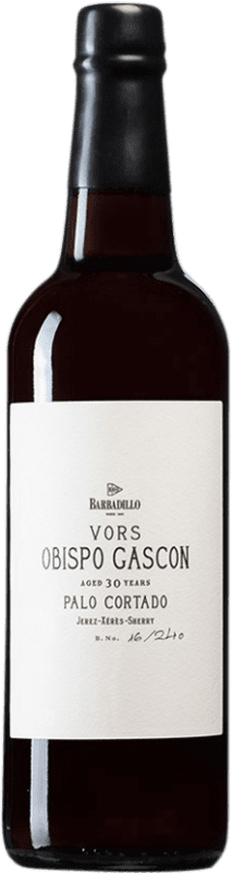 49,95 € Free Shipping | Fortified wine Barbadillo Palo Cortado Obispo Gascón D.O. Jerez-Xérès-Sherry Andalusia Spain Palomino Fino Bottle 75 cl