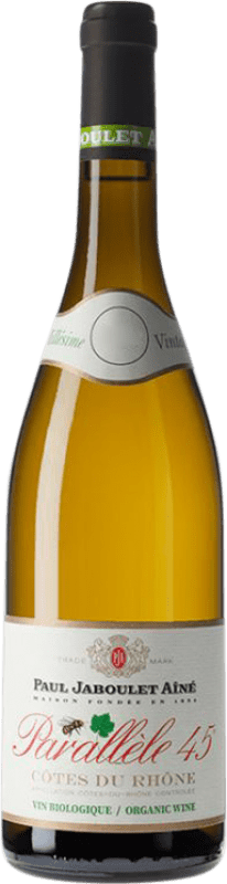 14,95 € 免费送货 | 白酒 Paul Jaboulet Aîné Parallèle 45 Blanc A.O.C. Côtes du Rhône 法国 Grenache White, Viognier, Marsanne, Bourboulenc 瓶子 75 cl