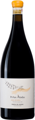5 064,95 € 免费送货 | 红葡萄酒 Dominio del Águila Peñas Aladas 特级珍藏 D.O. Ribera del Duero 卡斯蒂利亚莱昂 西班牙 Tempranillo — 丹魄, Albillo — 阿尔比略, Bruñal — 布鲁尼亚尔 双大瓶 — Jeroboam-Double Magnum 3 L