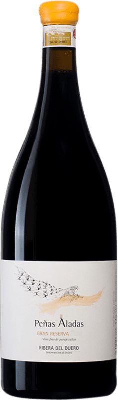 6 948,95 € 免费送货 | 红酒 Dominio del Águila Peñas Aladas 大储备 D.O. Ribera del Duero 卡斯蒂利亚莱昂 西班牙 Tempranillo, Bruñal, Albillo Criollo 瓶子 Jéroboam-双Magnum 3 L