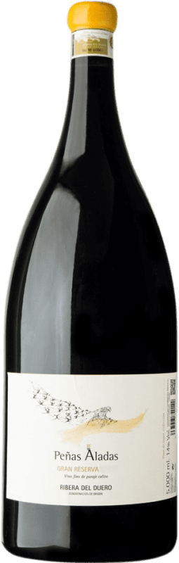 1 543,95 € 免费送货 | 红酒 Dominio del Águila Peñas Aladas 大储备 D.O. Ribera del Duero 卡斯蒂利亚莱昂 西班牙 Tempranillo, Bruñal, Albillo Criollo 特别的瓶子 5 L
