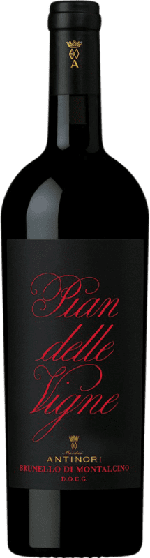 64,95 € Spedizione Gratuita | Vino rosso Marchesi Antinori Pian delle Vigne D.O.C.G. Brunello di Montalcino Italia Bottiglia 75 cl