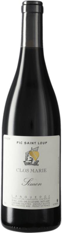 31,95 € 免费送货 | 红葡萄酒 Clos Marie Simon Cuvée A.O.C. Pic Saint-Loup 朗格多克 - 鲁西荣 法国 Garnacha — 歌海娜 75 cl