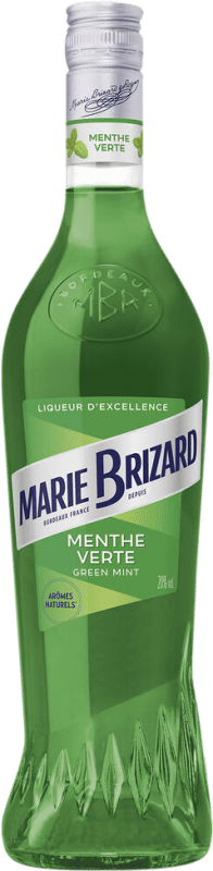 12,95 € Envio grátis | Licor de Ervas Marie Brizard França 70 cl Menthe Green — Hortelã-Verde