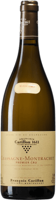 79,95 € Envio grátis | Vinho branco François Carillon Premier Cru A.O.C. Chassagne-Montrachet Borgonha França Chardonnay Garrafa 75 cl