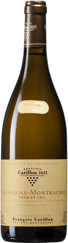 83,95 € Бесплатная доставка | Белое вино François Carillon Premier Cru A.O.C. Chassagne-Montrachet Бургундия Франция Chardonnay бутылка 75 cl