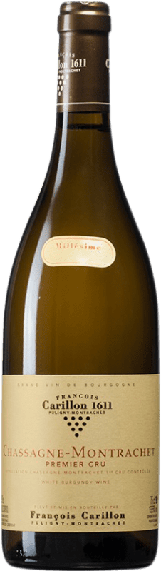 79,95 € 免费送货 | 白酒 François Carillon Premier Cru A.O.C. Chassagne-Montrachet 勃艮第 法国 Chardonnay 瓶子 75 cl