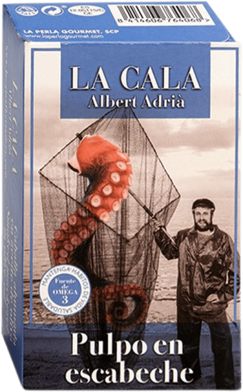 24,95 € Spedizione Gratuita | Conserve di Frutti di Mare La Cala Pulpo en Escabeche Spagna