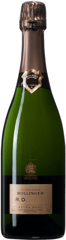 404,95 € Envio grátis | Espumante branco Bollinger R.D Brut A.O.C. Champagne Champagne França Pinot Preto, Chardonnay Garrafa 75 cl