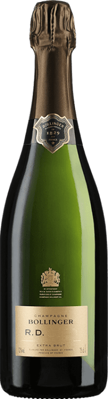 404,95 € Бесплатная доставка | Белое игристое Bollinger R.D брют Гранд Резерв A.O.C. Champagne шампанское Франция Pinot Black, Chardonnay бутылка 75 cl