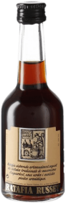 2,95 € Envio grátis | Licores Cal Russet Ratafia Catalunha Espanha Garrafa Miniatura 5 cl