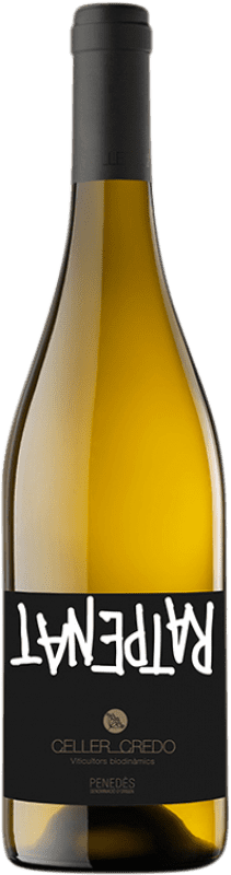 26,95 € Envoi gratuit | Vin blanc Credo Ratpenat D.O. Penedès Catalogne Espagne Macabeo Bouteille 75 cl