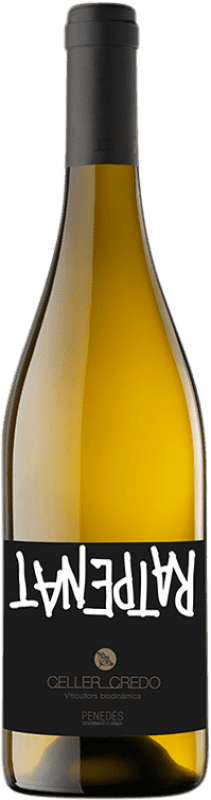 25,95 € Envio grátis | Vinho branco Credo Ratpenat D.O. Penedès Catalunha Espanha Macabeo Garrafa 75 cl