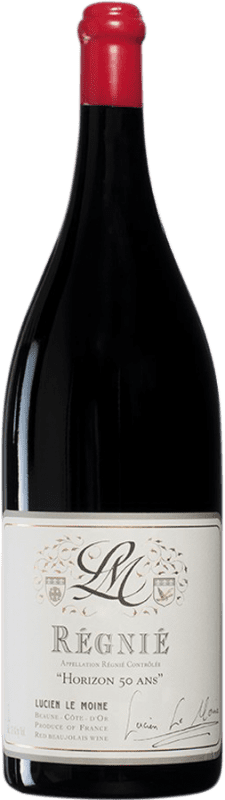 433,95 € Envio grátis | Vinho tinto Lucien Le Moine Régnié Horizon 50 Ans A.O.C. Côte de Beaune Borgonha França Garrafa Jéroboam-Duplo Magnum 3 L
