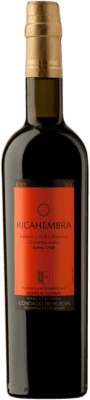 13,95 € Free Shipping | Red wine Bodegas Iglesias Rica Hembra D.O. Condado de Huelva Andalusia Spain Pedro Ximénez, Zalema Medium Bottle 50 cl