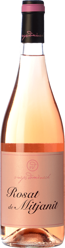 12,95 € Free Shipping | Rosé wine Domènech Rosat de Mitjanit D.O. Montsant Spain Grenache Hairy Bottle 75 cl